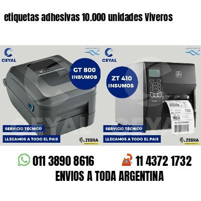 etiquetas adhesivas 10.000 unidades Viveros