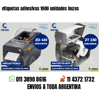 etiquetas adhesivas 1000 unidades buzos