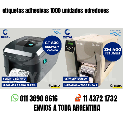 etiquetas adhesivas 1000 unidades edredones