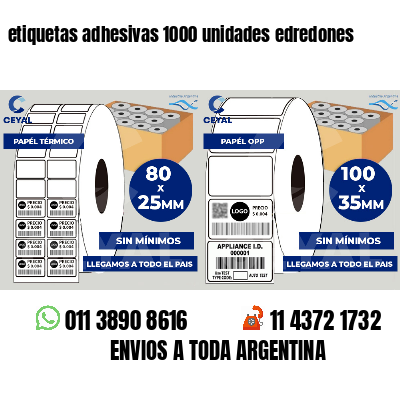 etiquetas adhesivas 1000 unidades edredones