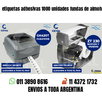 etiquetas adhesivas 1000 unidades fundas de almohadas
