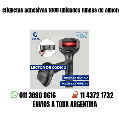 etiquetas adhesivas 1000 unidades fundas de almohadas