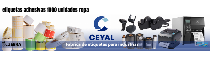 etiquetas adhesivas 1000 unidades ropa