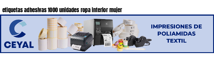 etiquetas adhesivas 1000 unidades ropa interior mujer