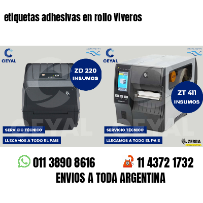 etiquetas adhesivas en rollo Viveros