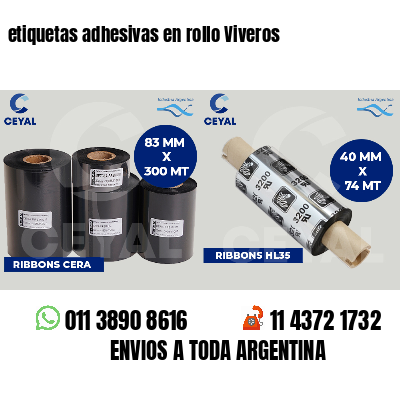 etiquetas adhesivas en rollo Viveros