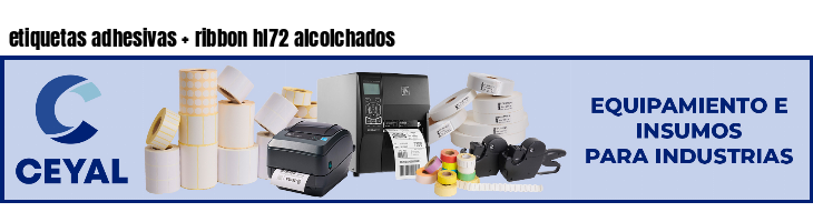 etiquetas adhesivas   ribbon hl72 alcolchados