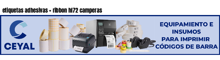 etiquetas adhesivas   ribbon hl72 camperas