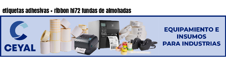 etiquetas adhesivas ribbon hl72 fundas de almohadas
