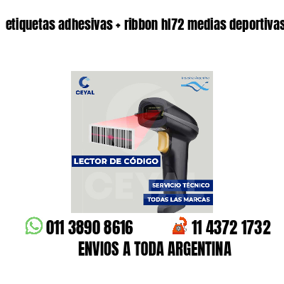 etiquetas adhesivas   ribbon hl72 medias deportivas
