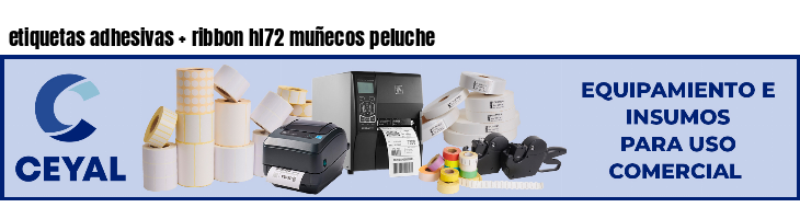 etiquetas adhesivas   ribbon hl72 muñecos peluche