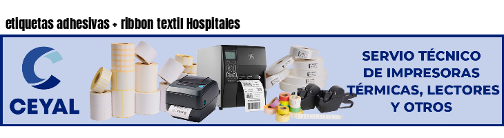 etiquetas adhesivas   ribbon textil Hospitales