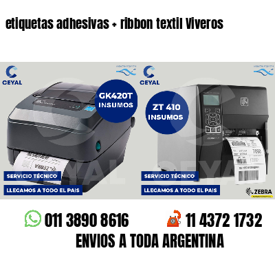 etiquetas adhesivas   ribbon textil Viveros