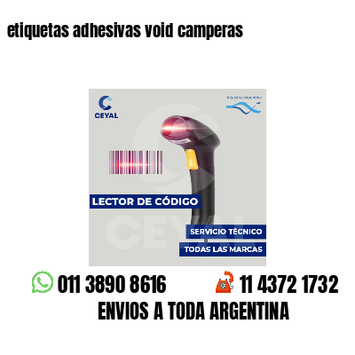 etiquetas adhesivas void camperas