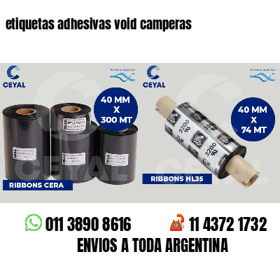 etiquetas adhesivas void camperas