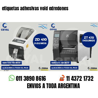 etiquetas adhesivas void edredones