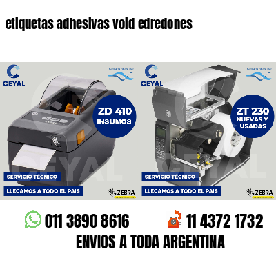 etiquetas adhesivas void edredones