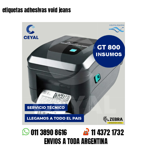etiquetas adhesivas void jeans