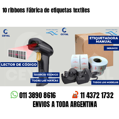 10 ribbons Fábrica de etiquetas textiles