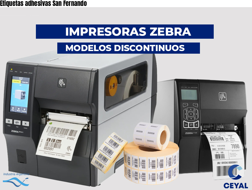Etiquetas adhesivas San Fernando