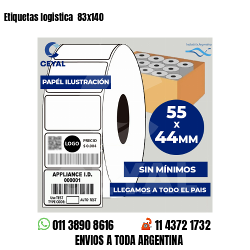 Etiquetas logistica  83×140