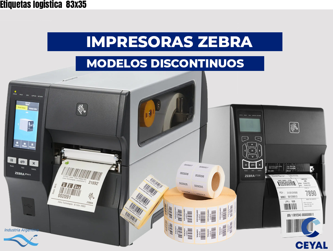 Etiquetas logistica  83x35
