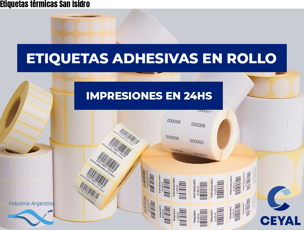 Etiquetas térmicas San Isidro