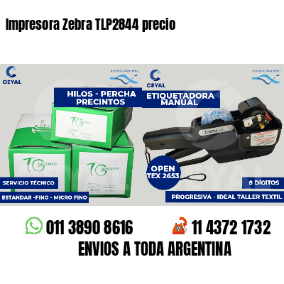 Impresora Zebra TLP2844 precio
