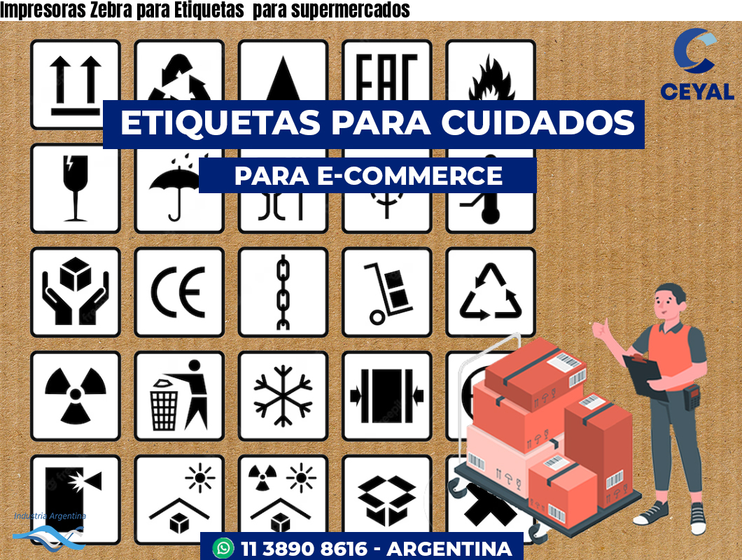 Impresoras Zebra para Etiquetas  para supermercados