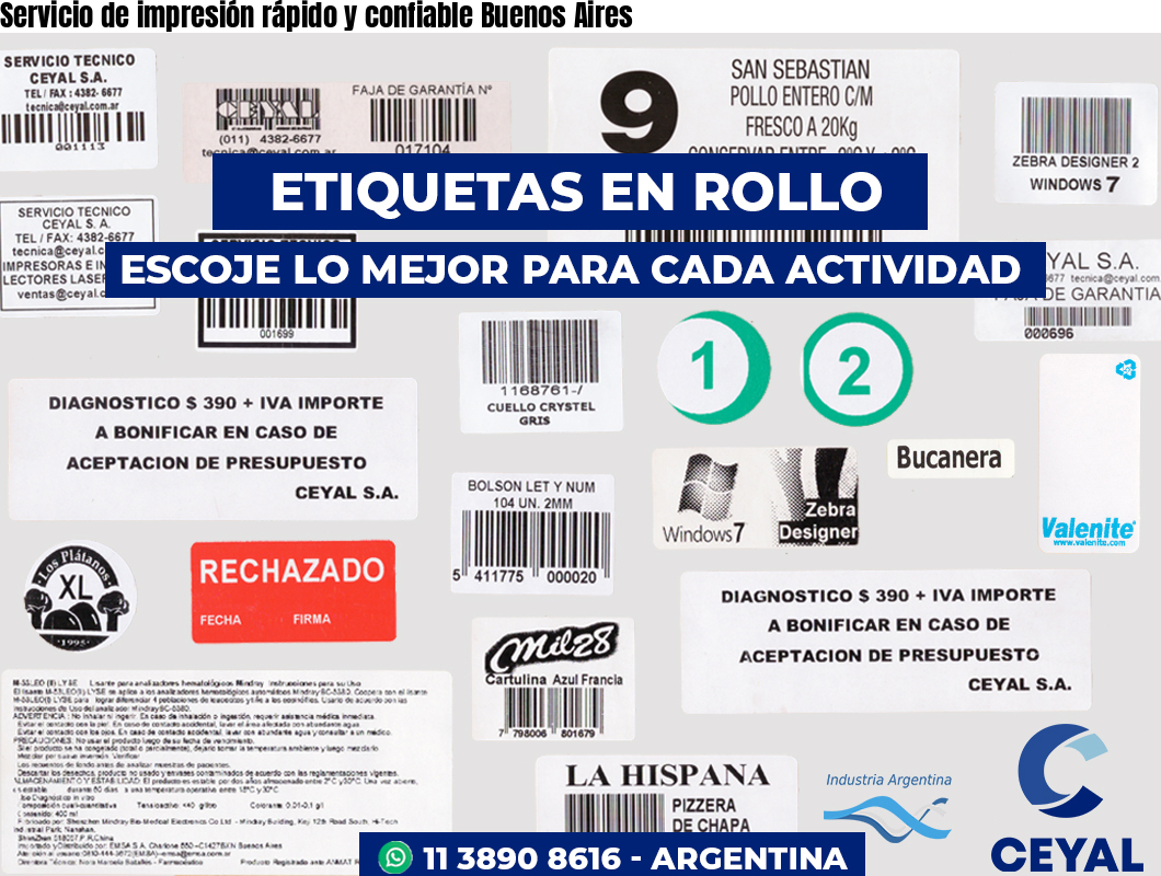 Servicio de impresión rápido y confiable Buenos Aires