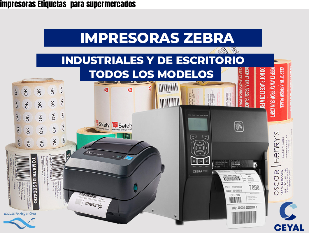impresoras Etiquetas  para supermercados