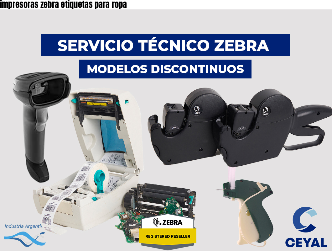 impresoras zebra etiquetas para ropa