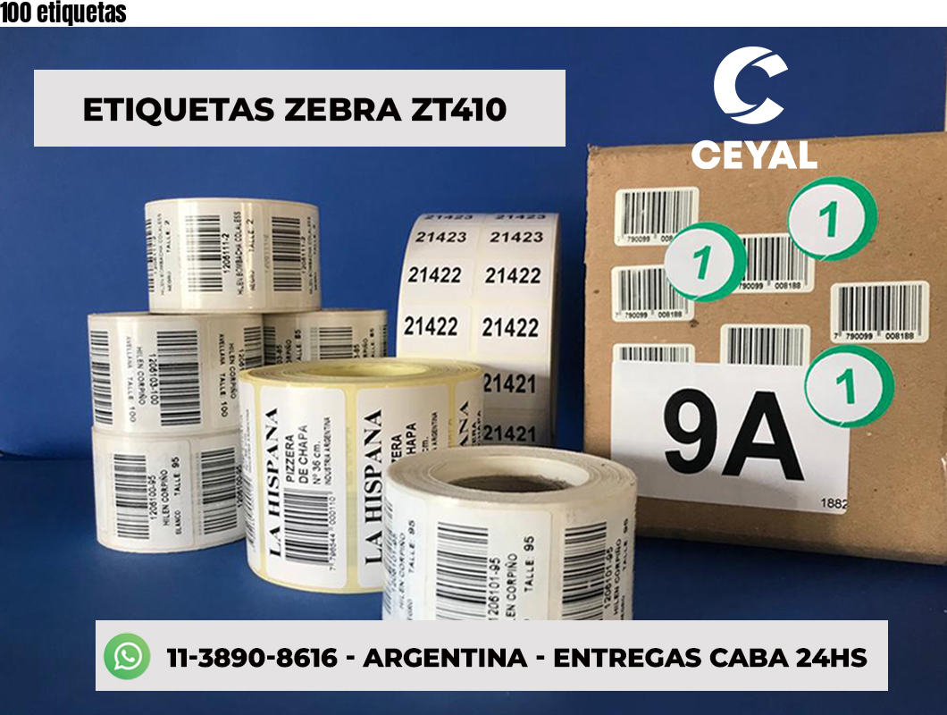 100 etiquetas