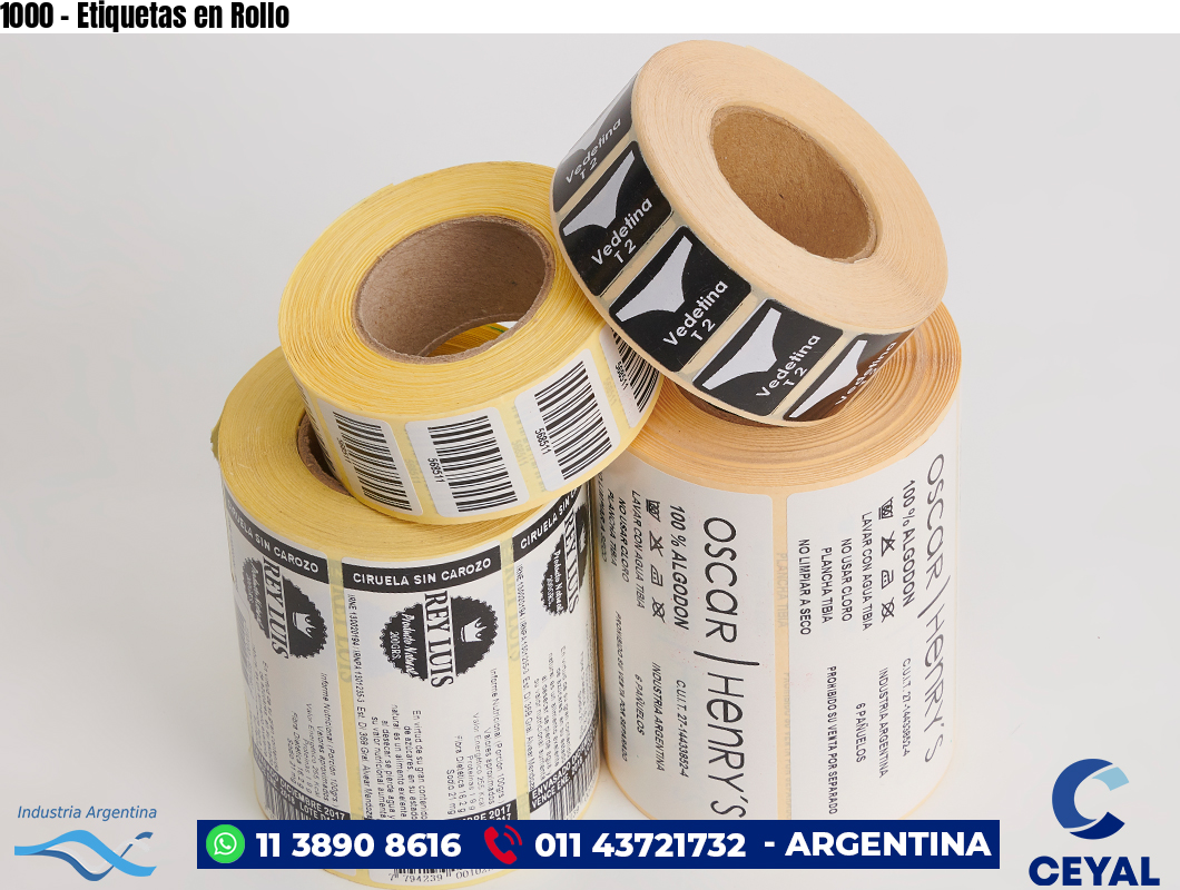 1000 - Etiquetas en Rollo