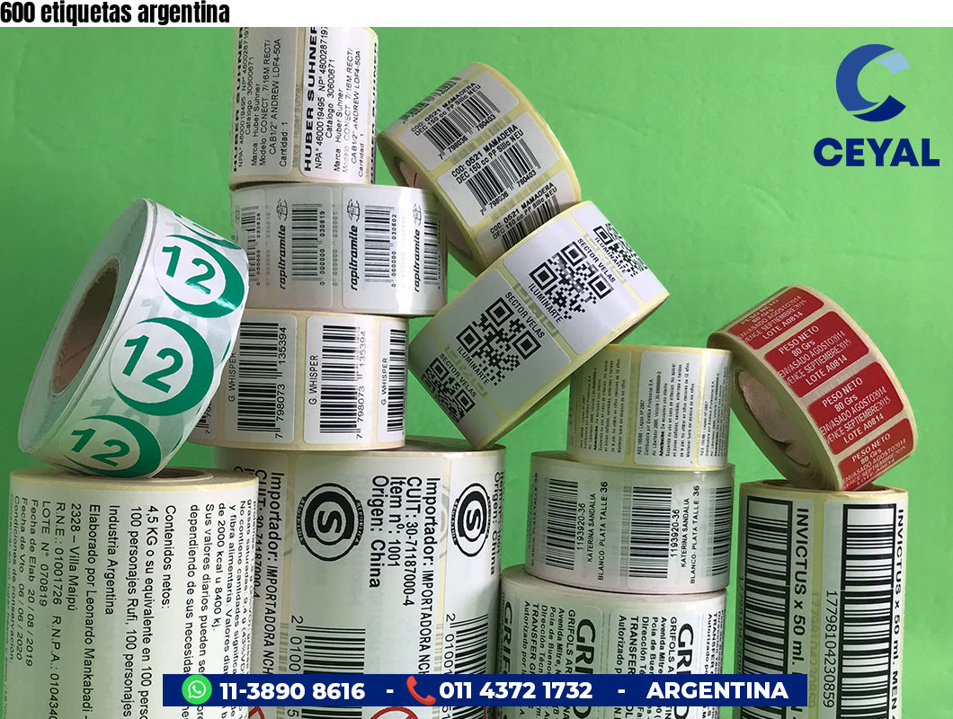 600 etiquetas argentina