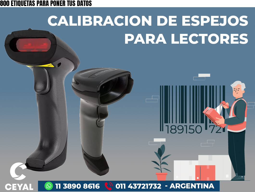 800 ETIQUETAS PARA PONER TUS DATOS