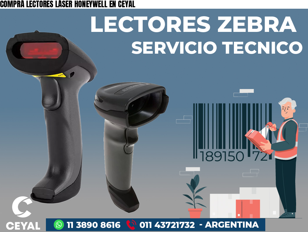 COMPRÁ LECTORES LÁSER HONEYWELL EN CEYAL