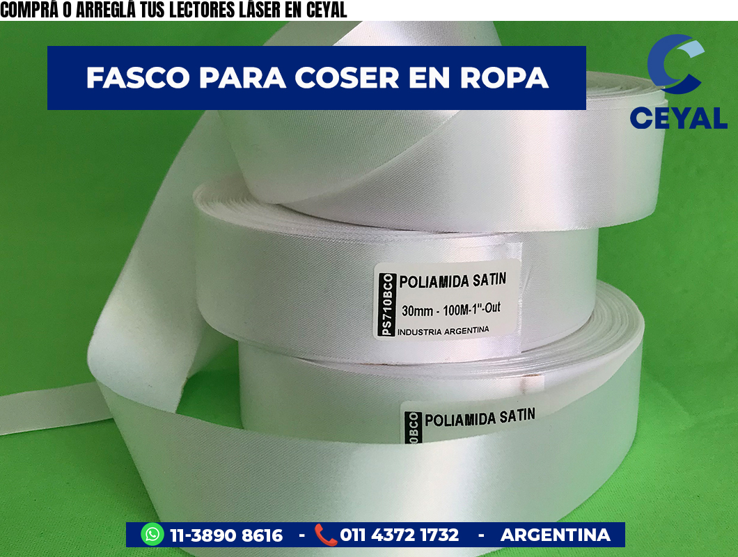COMPRÁ O ARREGLÁ TUS LECTORES LÁSER EN CEYAL