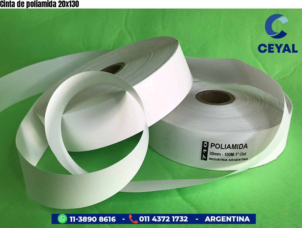 Cinta de poliamida 20x130