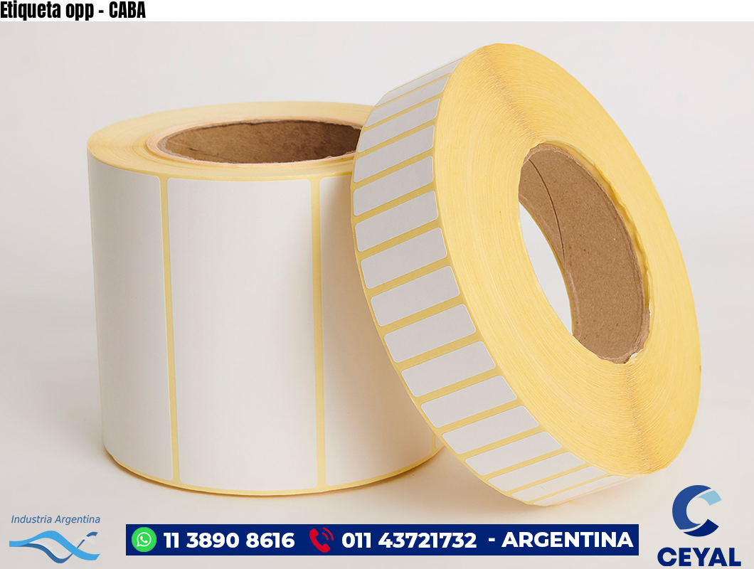 Etiqueta opp – CABA