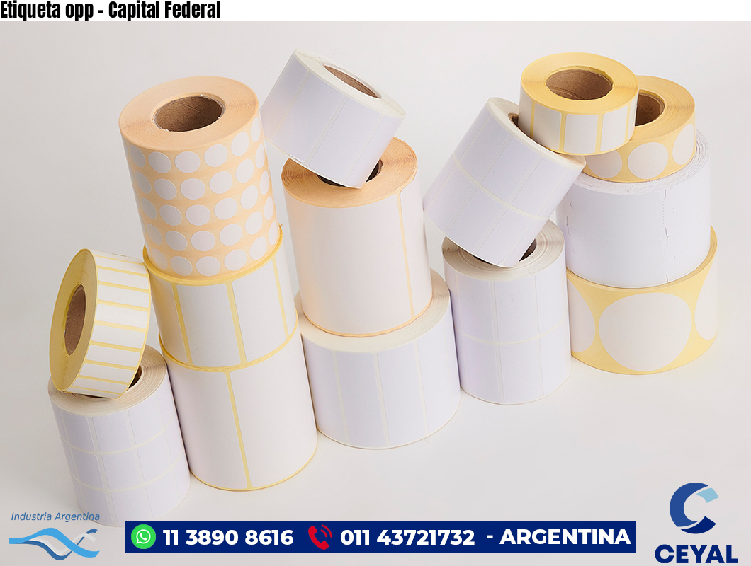 Etiqueta opp - Capital Federal