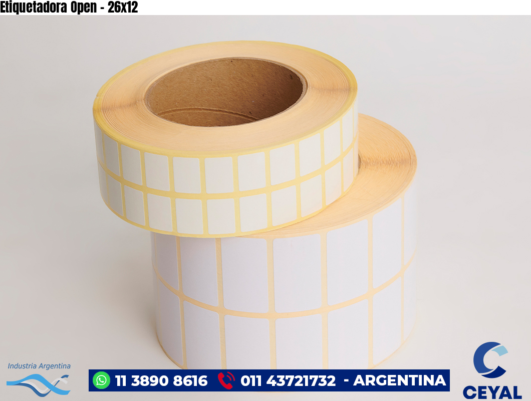 Etiquetadora Open - 26x12