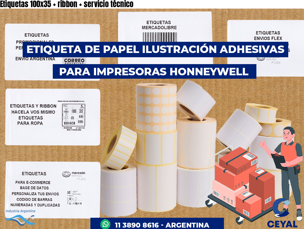 Etiquetas 100x35   ribbon   servicio técnico