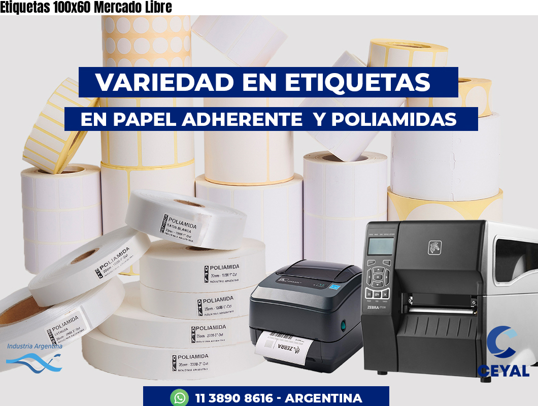 Etiquetas 100x60 Mercado Libre