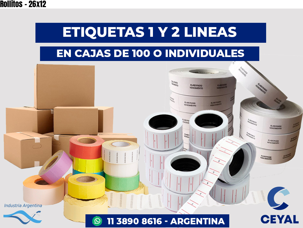Rollitos - 26x12