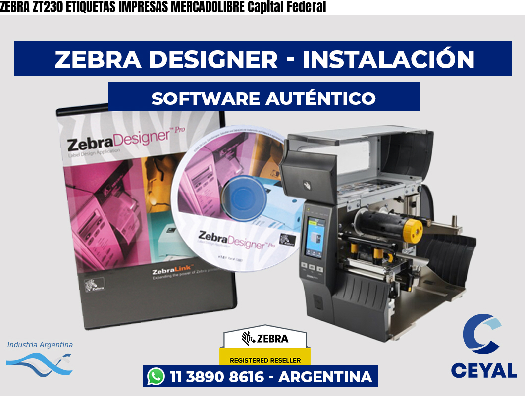 ZEBRA ZT230 ETIQUETAS IMPRESAS MERCADOLIBRE Capital Federal