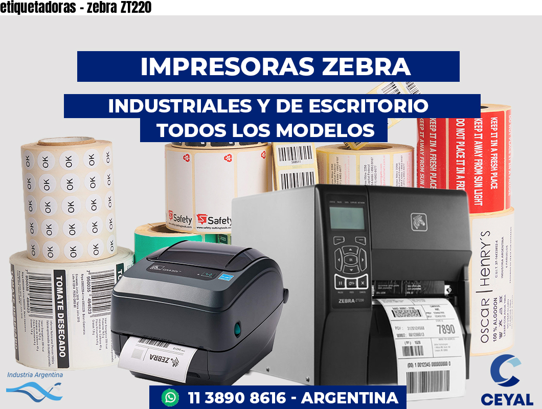 etiquetadoras - zebra ZT220