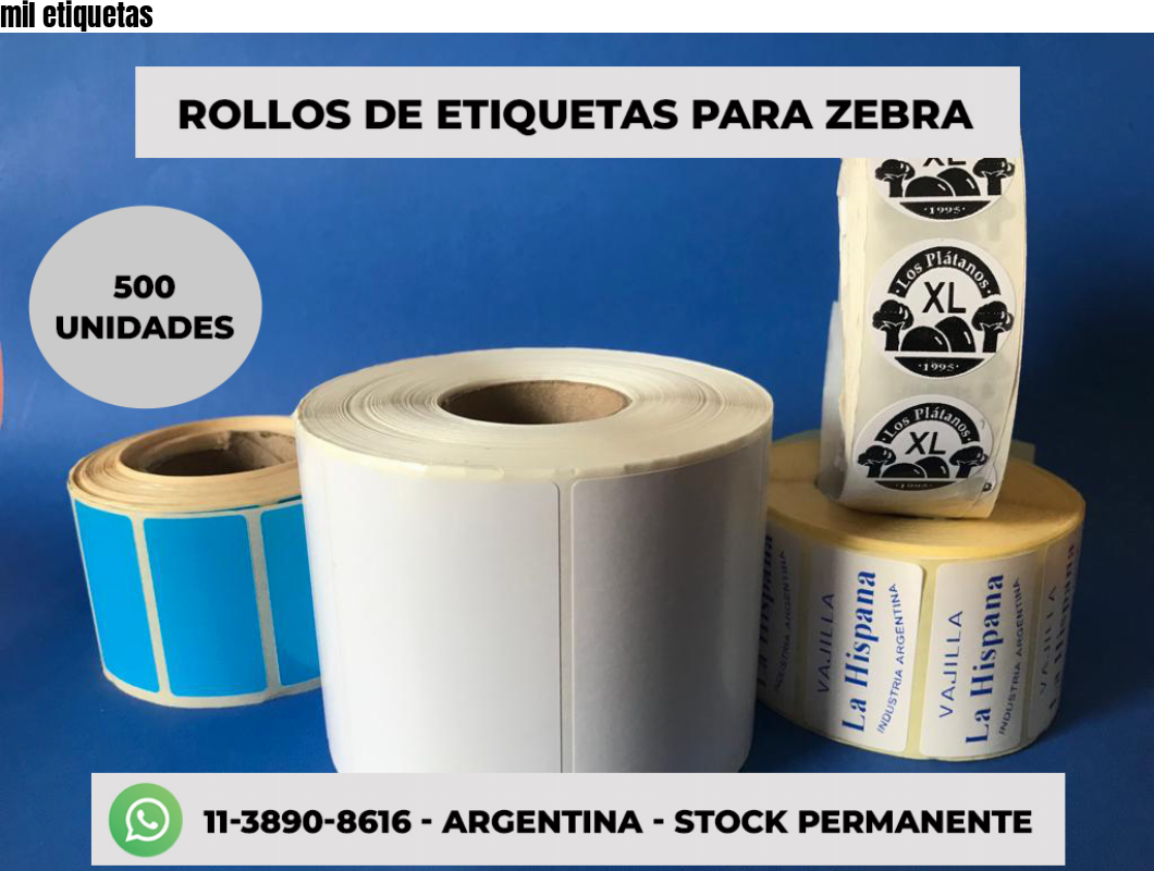 mil etiquetas