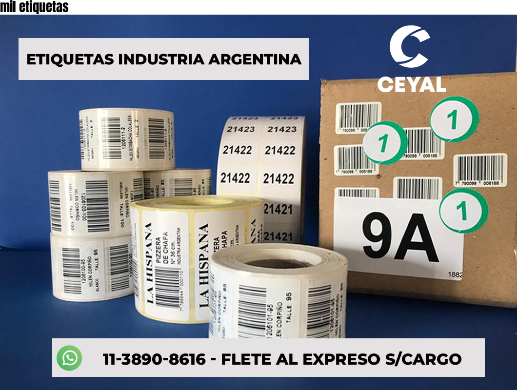 mil etiquetas