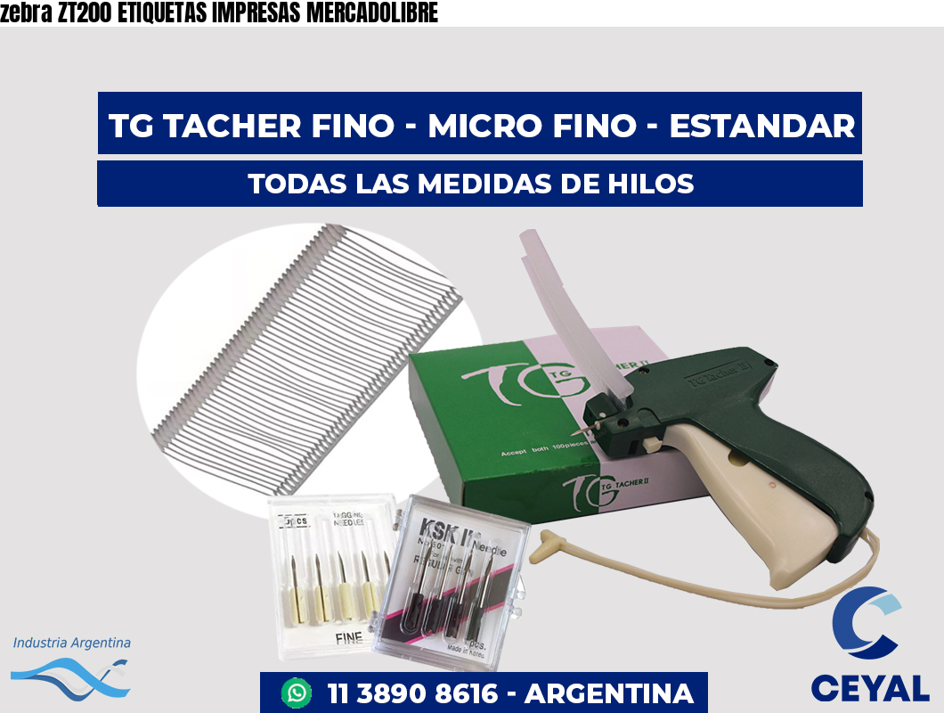 zebra ZT200 ETIQUETAS IMPRESAS MERCADOLIBRE